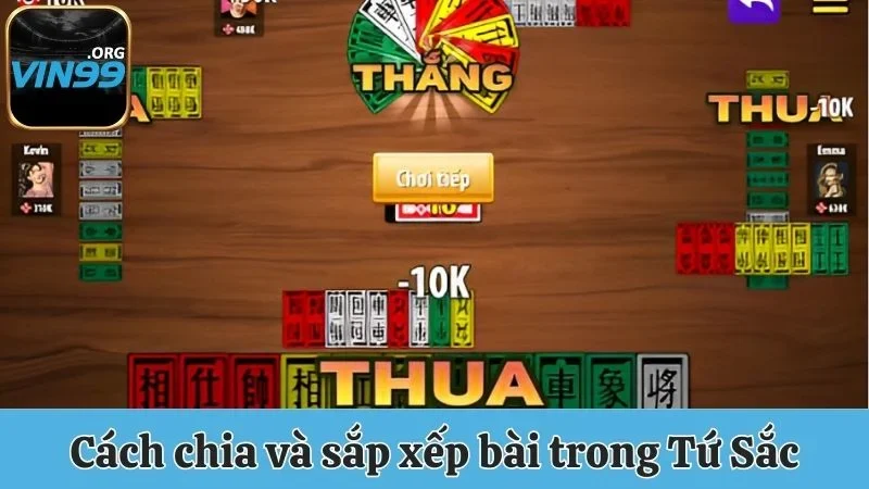 Game Bài Tứ Sắc - Hướng Dẫn Cách Chơi Game Tại Vin99 2 Cách chia và sắp xếp bài theo tổ hợp trong Tứ Sắc
