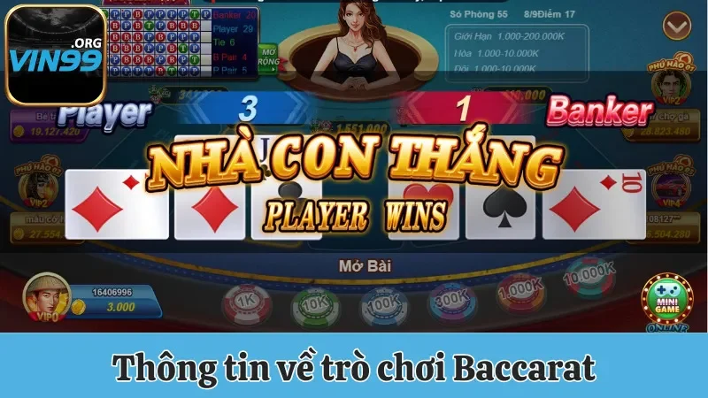 Baccarat - Tìm Hiểu Quy Luật Trò Chơi Và Các Cửa Cược 1 Đôi nét về trò chơi cá cược đổi thưởng Baccarat