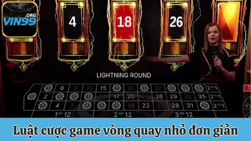Roulette Vin99 - Tựa Game Hot Với Cách Chơi Đơn Giản 2 Luật cược game vòng quay nhỏ đơn giản, dễ hiểu