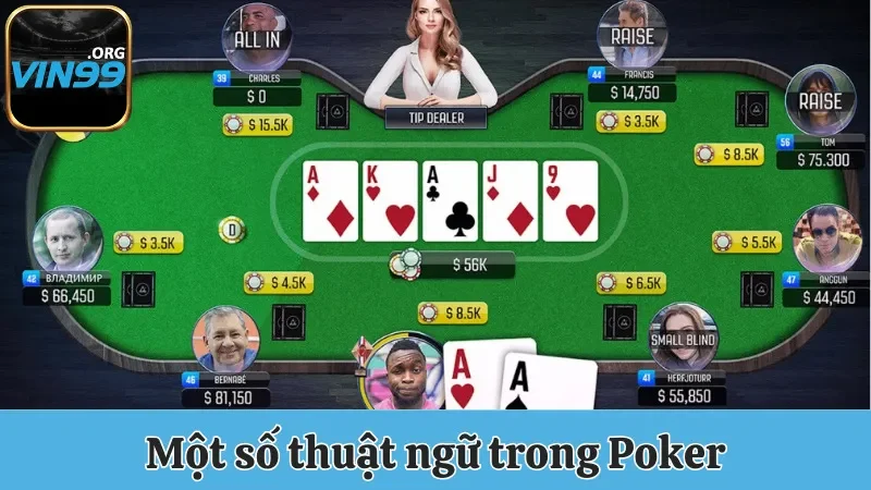 Tìm Hiểu Luật Chơi Poker Và Các Thuật Ngữ Thường Gặp 2 Một số thuật ngữ cơ bản dùng trong Poker